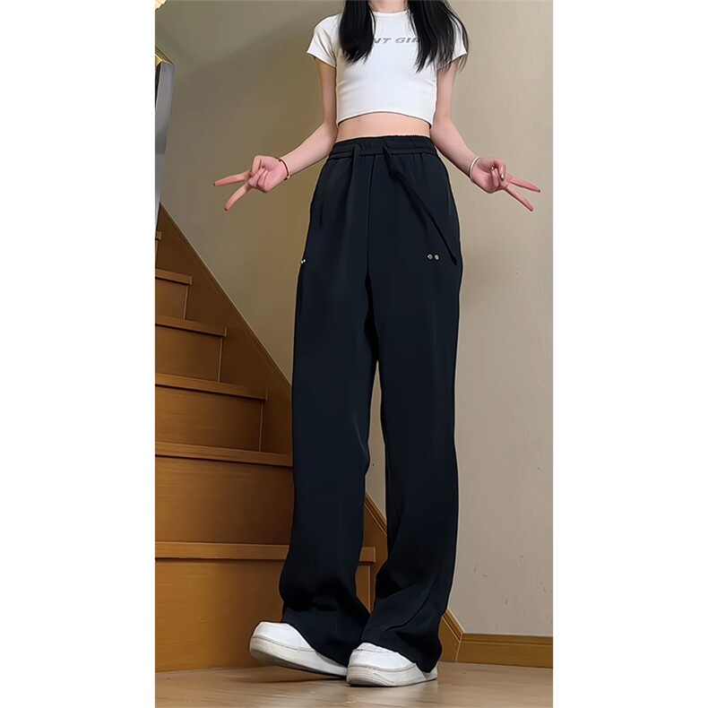 休闲裤抖音直播品质风刺绣网纹冰丝裤现货供应C323-1-7753-P50,男装休闲裤,电商C323-1
