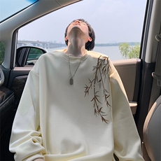 秋季新款男wycm-262卫衣圆领纯棉特批28控49，男装卫衣，星座605(原A050)