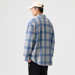 秋季新款长袖衬衫男百搭日系无影墙针织外套CS2506P1-P52控88图片