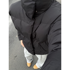 新款结构铆钉加棉加厚宽松百搭棉衣 ZM087-P105图片