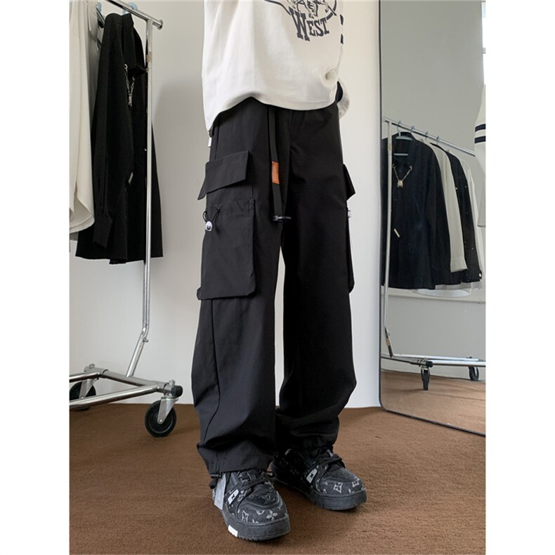美式复古大口袋工装裤男款春季新款潮牌机能伞兵冲锋裤K7637-P39,男装休闲裤,星座512-3