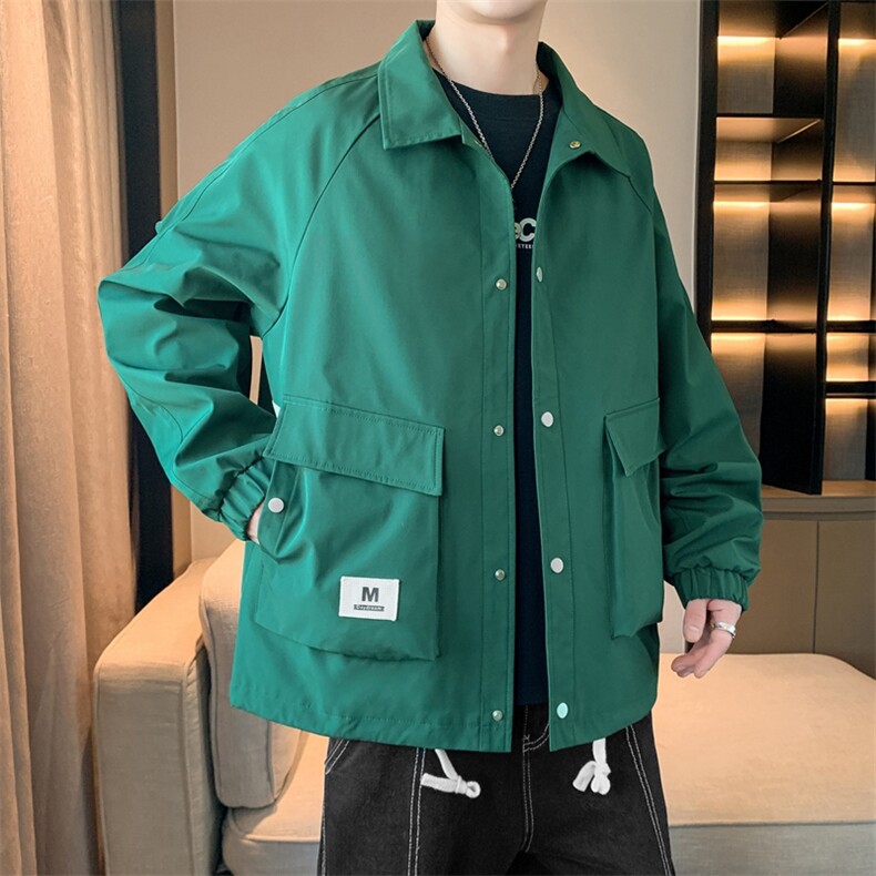 外套男2024新款春秋上衣潮牌痞帅青少年夹克JK178-P75,男装夹克,星座308B-2