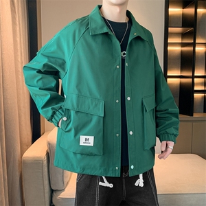 外套男2024新款春秋上衣潮牌痞帅青少年夹克JK178-P75图片