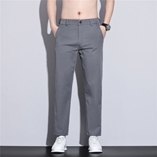 九分西裤男士2026新款夏季直筒修身高级垂感韩版潮流休闲裤子外贸，男装西裤，星座224-1