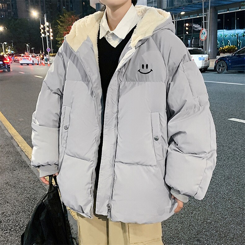 MY16204-P100加厚加绒连帽棉衣男大码棉服男面包服男,男装棉衣,电商A040