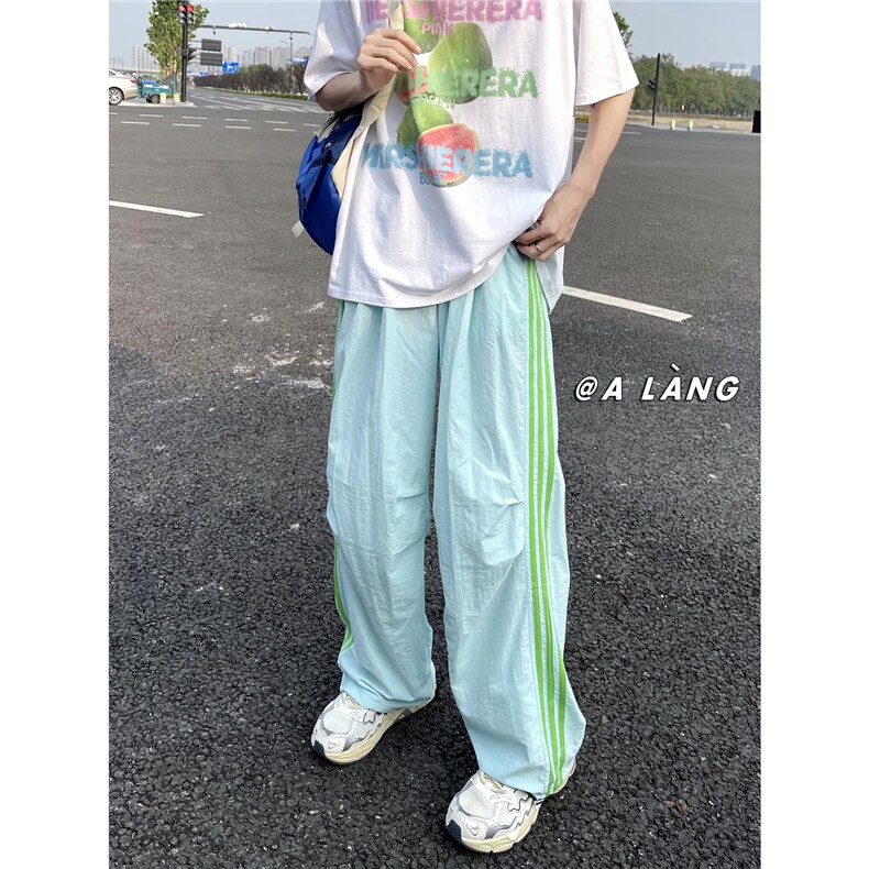 【现货】XZ612-K661-P55控75春夏多巴胺糖果色薄款伞兵裤速干裤,男装休闲裤,星座612