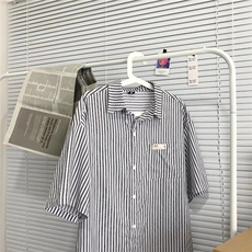 夏季新款衬衫潮流慵懒男方领衬衫P28，男装衬衫，星座1116-2