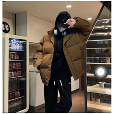 高质量防水棉服新款慵懒时尚文艺原宿流行日系简约气质ins潮流，男装棉衣，星座1013-1