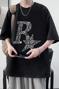 麂皮绒短袖t恤男大码半袖男 大皂风 JD82328-P25图片
