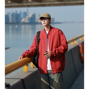 春季飞行服夹克外套男简约休闲百搭棒球服上衣 迷彩P65 JK837-P60图片