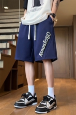 ！2025夏季男士潮流发泡短裤百搭学生简约五分裤DK268特P25，男装休闲裤，电商B220