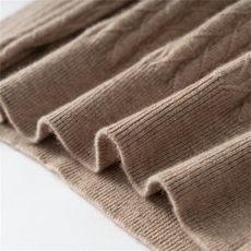 2025年秋季新款十二针阿兰花针织男士羊绒衫时尚休闲通勤百搭，男装羊绒套衫，星纬羊绒