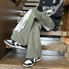 水洗牛仔裤弯刀裤B342-W6000-P60-控88，男装牛仔裤，电商B342