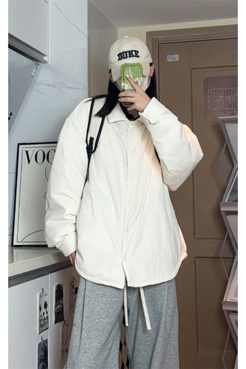 衬衫翻领羽绒服男轻薄时尚短款防寒保暖厚外套Y5870-P145【特价】,男装衬衫,电商A007