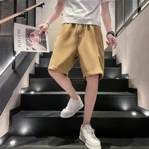 夏季新款男士薄款直筒运动休闲短裤潮流宽松百搭五分裤 D04图片