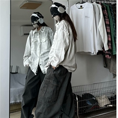 牛仔外套男女士秋季新款休闲翻领夹克帅气百搭秋装上衣W5903-P85，男装夹克，星座412-3