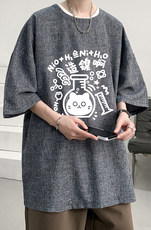 风复古亚麻短袖男棉麻t恤男半袖ZT71421-P35，男装T恤，电商A040