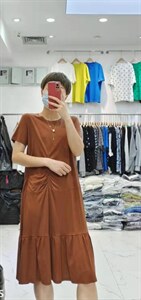 【现货】新款夏季韩版气质针织冰丝连衣裙,女装连衣裙,那简