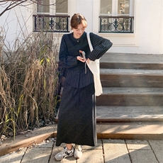 套装+条纹衬衫两件套103-F0105-P165-K268，女装套装/套裙，浙宝103（原192）