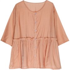 优雅时尚潮流2025年夏季纯色蕾丝衫/雪纺衫圆领个性气质，女装蕾丝衫/雪纺衫，风姿绰