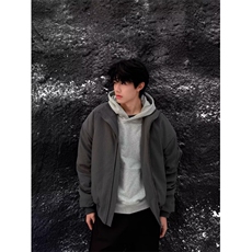 夹克男高级感立领廓形工装外套短款教练棒球服513AJK2461P67，男装夹克，星座513A