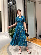 夏季碎花显瘦长裙,其它,锦豪达