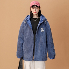 2023冬季中性风羊羔绒棉衣两面穿时尚外套男女8830-P115控价138，男装棉衣，电商A441-1