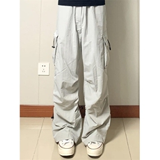 KZX85LL-P46美式多口袋速干工装裤宽松直筒阔腿裤子，男装工装外套，星座1007（原301D）