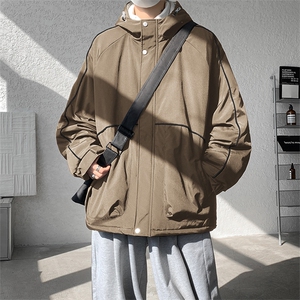 现货MY1111-特批85 冬季连帽棉衣男户外冲锋衣加厚棉外套面包棉服图片