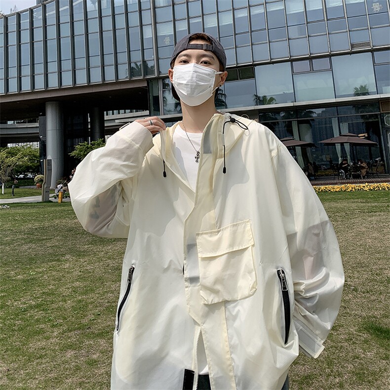 Wt77-P46夏季宽松型美式工装防晒服图片