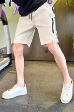 2025上新男士短裤美式潮牌高级设计感拉链装饰五分裤P25-P38控58，男装牛仔裤，星座301B-1