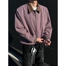 美式工装夹克水洗帆布翻领外套男xh90-特p80，男装夹克，电商B367