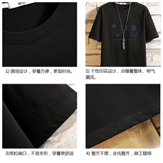 DX17191-P20纯短袖t恤男大码半袖打底衫宽松体恤衫砖墙挂拍，男装T恤，电商A040A