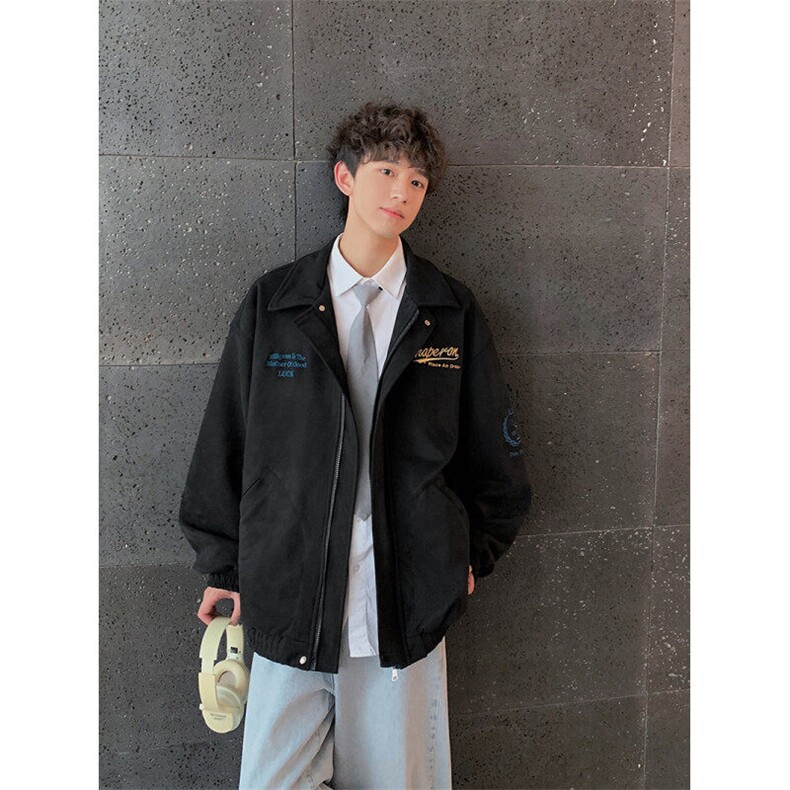 麂皮绒刺绣夹克WT2338-特P75-138加棉特P85-控148,男装夹克,星座609