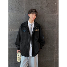 麂皮绒刺绣夹克WT2338-特P75-138加棉特P85-控148，男装夹克，星座609