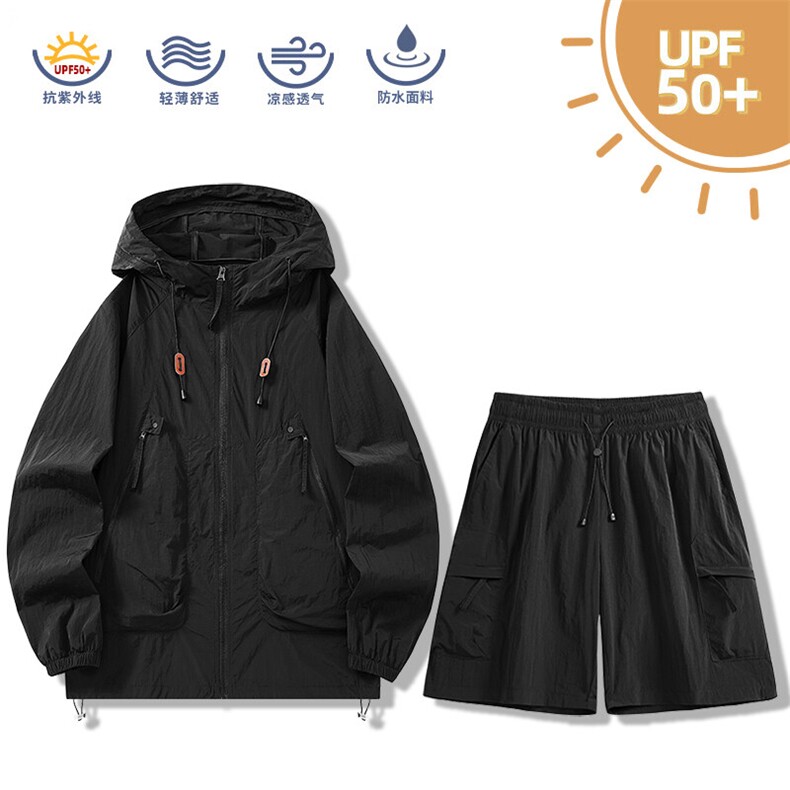 25新款套装情侣防晒衣男女夏季风衣透气防紫外线皮肤衣TZ2390-60,男装夹克,星座1402-1