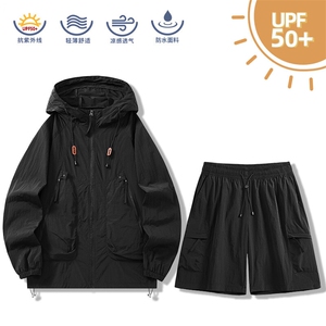 25新款套装情侣防晒衣男女夏季风衣透气防紫外线皮肤衣TZ2390-60图片