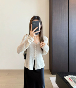 夏季镂空针织开衫上衣防晒罩衫外套图片