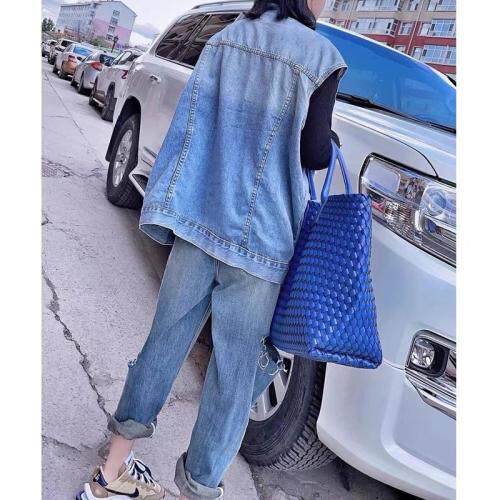 网纱牛仔背心，女装背心吊带，肆尔