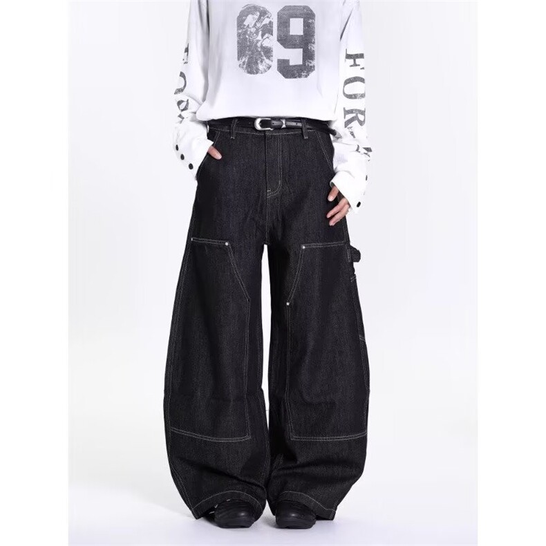 1506/QB31000/P55个性字母牛仔裤，男装牛仔裤，星座1506