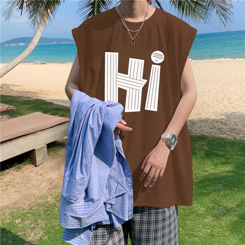 量大图低自动【有货】纯棉背心HD019-1-BX2553-P20，男装背心/马甲，电商019-1