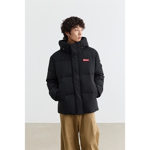 新标90%绒 有报告 短款连帽宽松羽绒服外套 Y5007/P268图片