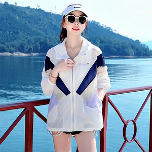 防晒衣女夏2022年新款女款夏季薄款外套户外透气百搭防晒服衫图片