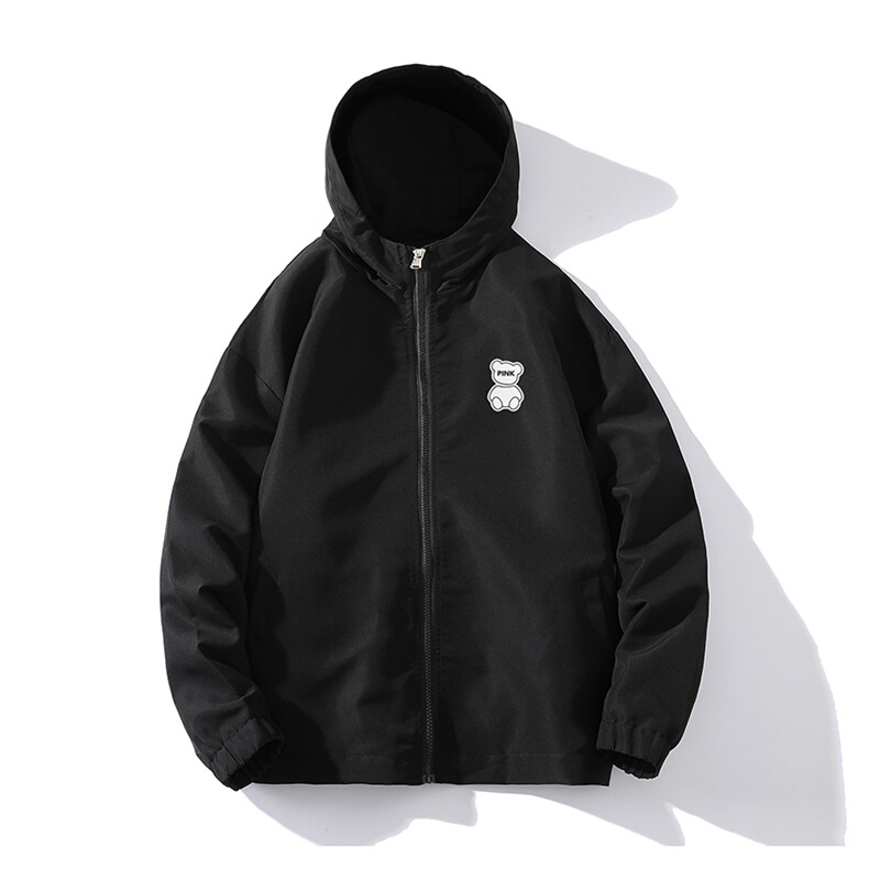 连帽夹克男大码胖子棒球服上衣外套砖墙挂拍JK65292-P45,男装夹克,电商A040A