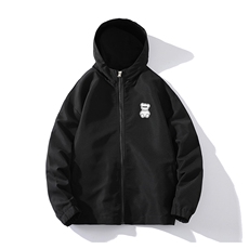 连帽夹克男大码胖子棒球服上衣外套砖墙挂拍JK65292-P45，男装夹克，电商A040A