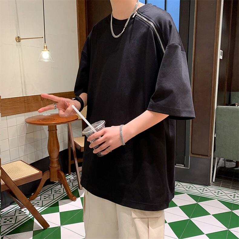 C361-P302024夏季新款设计感短袖T恤男潮流小众简,男装T恤,星座512-6