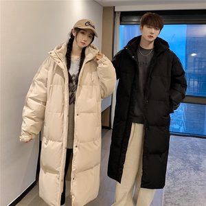 羽绒服 冬季新款中长款情侣韩版连帽羽绒服外套 Y918/P190图片