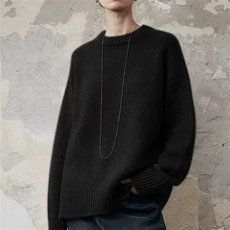 2025年秋季时尚百搭通勤简约休闲加厚圆领，女装羊毛衫，忠诺羊绒