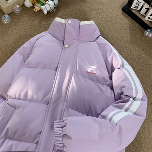 量大优可提供视频冬棉衣立领条纹HD019-1-MF5286-P75