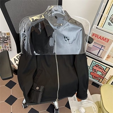 韩系高级小香风外套男女高街潮牌ins痞帅休闲复古夹克W6690-P75，男装夹克，星座412-3